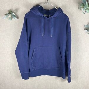 Zella > Navy Hooded Sweatshirt Small